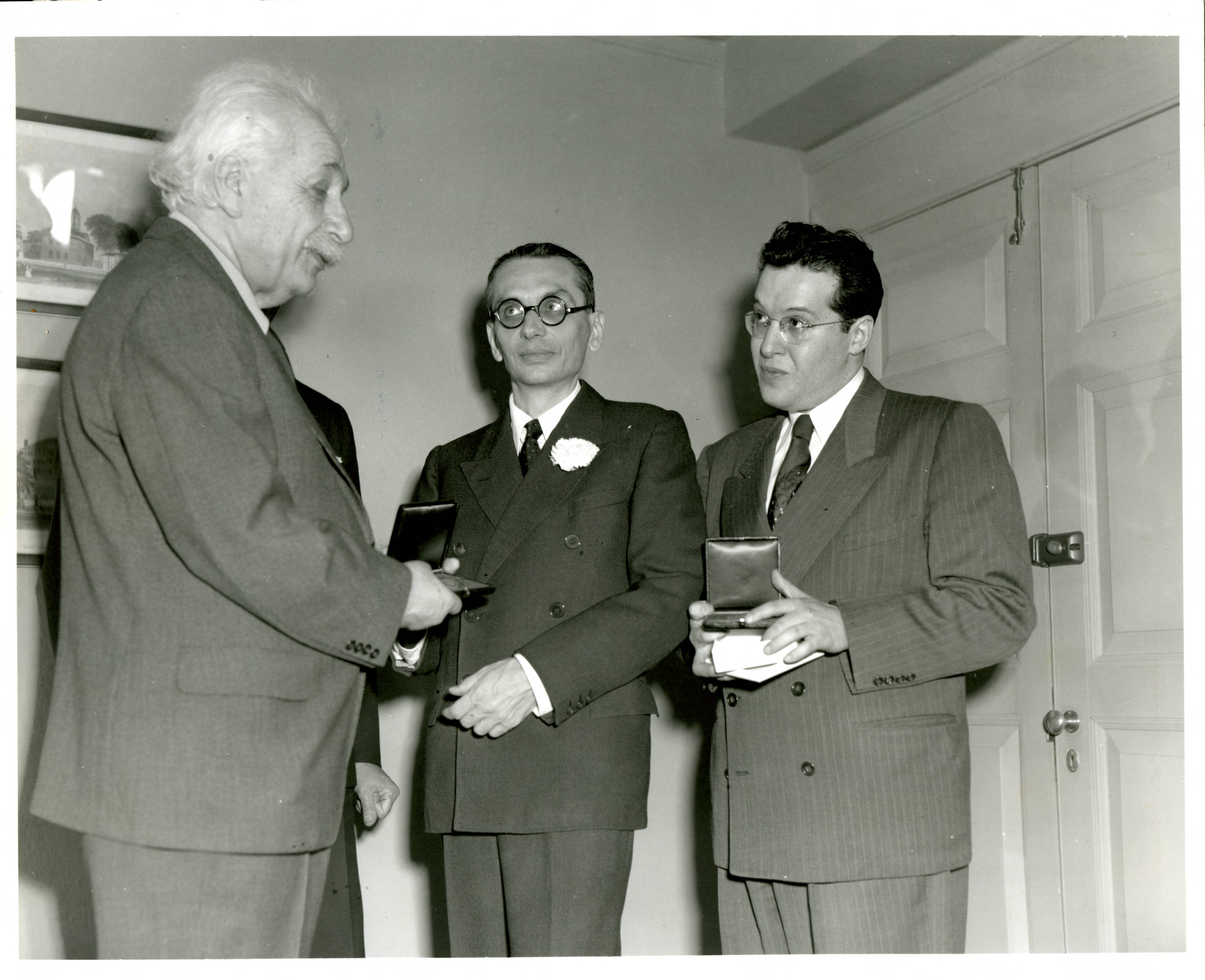 Albert Einstein, Kurt Gödel And Julian Schwinger