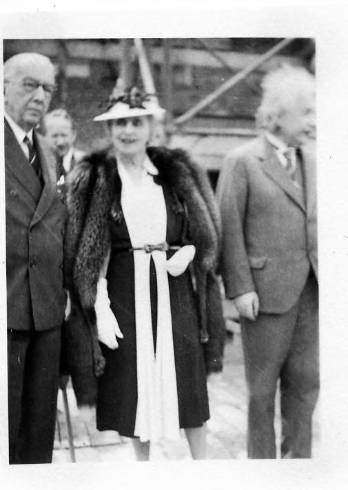 Alanson B. Houghton, C. Lavinia Bamberger, And Albert Einstein ...