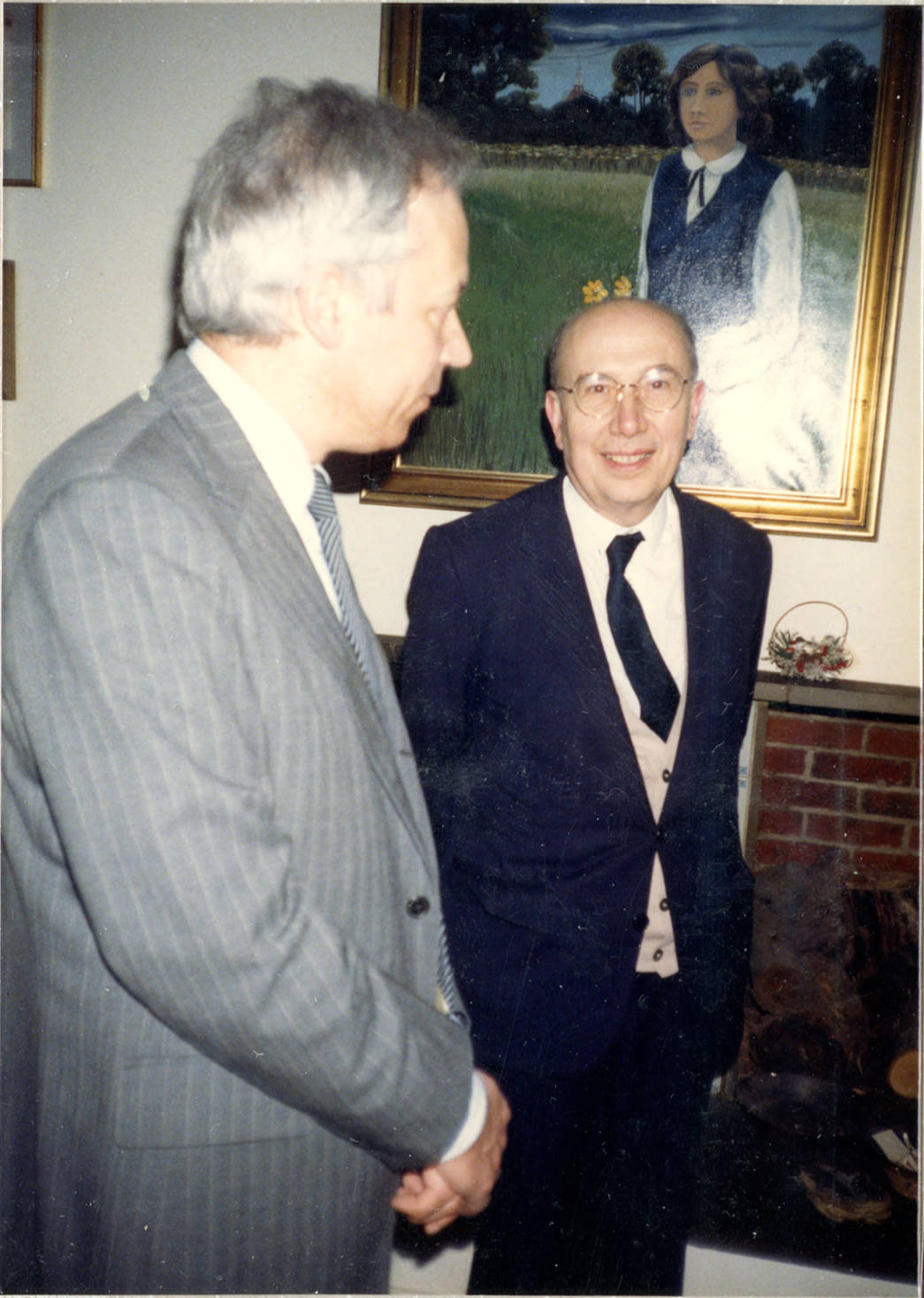 Enrico Bombieri (l.) and Paul Malliavin